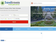 Tablet Screenshot of flyarmenia.net
